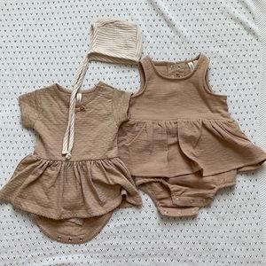 Quincy Mae 3 piece 0-3m set
